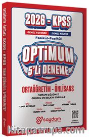2026 KPSS Lise Ortaöğretim Ön Lisans Optimum 5 Deneme Fasikül Çözümlü