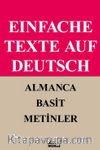 Eınfache Texte Auf Deutsch Almanca Basit Metinler A1-A2