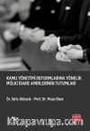 Kamu Yönetimi Reformlarına Yönelik Mülki İdare Amirlerinin Tutumları