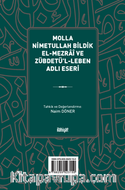 Molla Nimetullah Bildik el-Mezraî ve Zübdetü'l-Leben Adlı Eseri