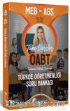 ÖABT MEB-AGS Türkçe Öğretmenliği Soru Bankası Çözümlü
