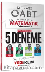 2025 MEB AGS ÖABT VİP İlköğretim Matematik Öğretmenliği Tamamı Çözümlü 5 Deneme Sınavı