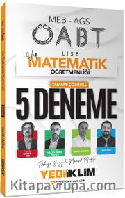 2025 MEB AGS ÖABT VİP Lise Matematik Öğretmenliği Tamamı Çözümlü 5 Deneme Sınavı