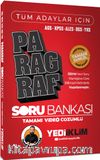 AGS KPSS ALES DGS YKS Tüm Adaylar İçin Paragraf Tamamı Video Çözümlü Soru Bankası