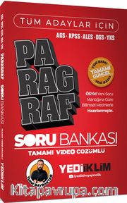 AGS KPSS ALES DGS YKS Tüm Adaylar İçin Paragraf Tamamı Video Çözümlü Soru Bankası