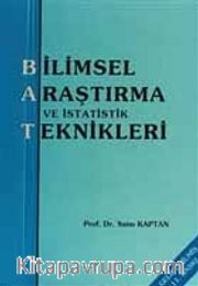 Bilimsel Araştırma ve İstatistik Teknikleri