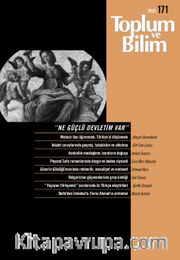 Toplum ve Bilim Sayı:171