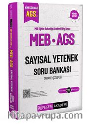 MEB AGS Kim Korkar Sayısal Yetenek Soru Bankası Tamamı Çözümlü