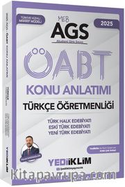 2025 MEB-AGS ÖABT Türkçe Öğretmenliği Türk Halk Edebiyatı Eski Türk Edebiyatı Yeni Türk Edebiyatı Konu Anlatımı 