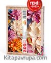 Yağlı Boya Görünümlü Çiçekler Ahşap Puzzle 300 Parça ( BC01-CCC )