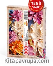 Yağlı Boya Görünümlü Çiçekler Ahşap Puzzle 300 Parça ( BC01-CCC )