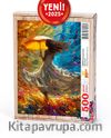 Şemsiyeli Kadın Ahşap Puzzle 500 Parça ( AS10-D )