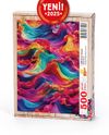 Renk Dalgaları Ahşap Puzzle 500 Parça ( KJ06-D )