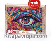 Kolaj Göz Ahşap Puzzle 500 Parça ( KJ08-D )