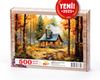 Ormanda Kulübe Ahşap Puzzle 500 Parça ( MZ76-D )
