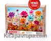 Bahar Çiçekleri Ahşap Puzzle 1000 Parça ( BC13-M )