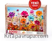 Bahar Çiçekleri Ahşap Puzzle 1000 Parça ( BC13-M )