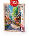 Çiçekçiler Sokağı Lviv - Ukrayna Ahşap Puzzle 1000 Parça ( SK19-M )