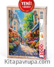 Çiçekçiler Sokağı Lviv - Ukrayna Ahşap Puzzle 1000 Parça ( SK19-M )