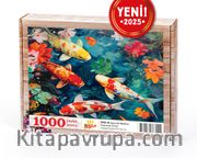 Japon Koi Balıkları Ahşap Puzzle 1000 Parça ( HV81-M )