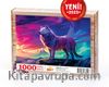 Kurt ve Gece Ahşap Puzzle 1000 Parça ( HV83-M ) 