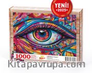 Kolaj Göz Ahşap Puzzle 1000 Parça ( KJ07-M )