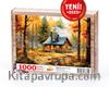Ormanda Kulübe Ahşap Puzzle 1000 Parça ( MZ75-M )