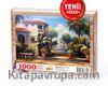 Havuzlu Villalar Ahşap Puzzle 1000 Parça ( MZ79-M )