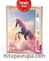 Unicorn Bulutlarda Ahşap Puzzle 1000 Parça ( MF31-M )