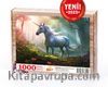 Unicorn Sihirli Ormanda Ahşap Puzzle 1000 Parça ( MF33-M )