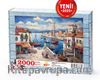 Balıkçı Kasabası - Datça Ahşap Puzzle 2000 Parça ( MZ58-MM )