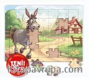 Arkadaşım Eşek Ahşap Puzzle 35 Parça ( XXXV-52 )