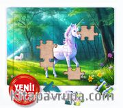 Fantastik Unicorn Ahşap Puzzle 35 Parça ( XXXV-54 )