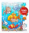 Akvaryum Balıkları Ahşap Puzzle 54 Parça ( LIV-51 )