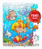 Akvaryum Balıkları Ahşap Puzzle 54 Parça ( LIV-51 )