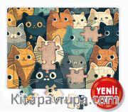 Kediler Ahşap Puzzle 54 Parça ( LIV-55 )