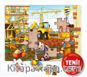 Minik İnşaatçılar Ahşap Puzzle 54 Parça ( LIV-56 )