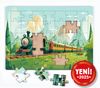 Yeşil Tren Ahşap Puzzle 54 Parça ( LIV-60 )