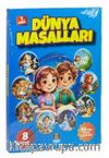 1. Sınıflara Dünya Masalları Seti (8 Kitap) Kelime Anahtarı Çıkartmalı Renkli Resimli