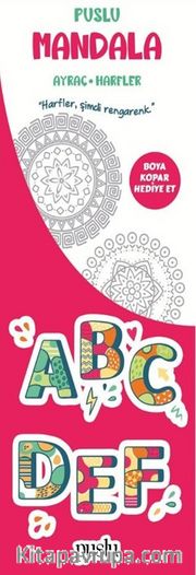 Puslu Mandala Çocuk Ayraç / Harfler
