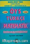 ÖYS 1988-1998 Türkçe Matematik Soruları ve Ayrıntılı Çözümleri