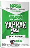 2026 KPSS Ortaöğretim-Önlisans Tarih Çek Kopart Yaprak Test