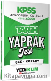 2026 KPSS Ortaöğretim-Önlisans Tarih Çek Kopart Yaprak Test