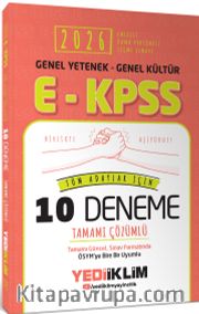 2026 E-KPSS Genel Yetenek Genel Kültür Tüm Adaylar İçin Tamamı Çözümlü 10 Deneme