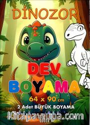 Dinozor Dev Boyama 64 x 90 Cm 2 Adet Dev Boyama Posteri