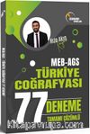 MEB AGS Türkiye Coğrafyası 77 Deneme (Tamamı Çözümlü)