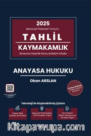 Tahlil Anayasa Hukuku Konu Anlatım Kitabı