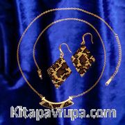 Leopar Küpe ve Kolye Takımı (Miyuki 501)