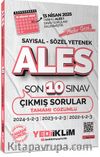 ALES Master Serisi Sayısal - Sözel Yetenek Tamamı Çözümlü Son 10 Sınav Çıkmış Sorular (13 Nisan 2025 Ales-1 Ekli)