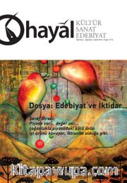 Hayal Kültür Sanat Edebiyat Dergisi Sayı:58 Temmuz-Ağustos-Eylül 2016